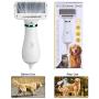 OWNPETS Dog Hair Dryer, 2 in 1 Portable Pet Grooming Blower with Slicker Brush, Adjustable Temperature & Fast-Drying Towel, Perfect Home Pet Care for Dogs, Cats & Other Coated Breed