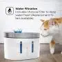 Home Zone Pet Water Fountain - Smart Wireless Water Fountain for Small Cats and Dogs, 2L Home Zone Pet Water Fountain - Smart Wireless Water Fountain for Small Cats and Dogs, 2L