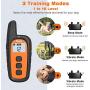 Nest 9 Dog Shock Collar, Dog Training Collar with Remote, Rechargeable Dog Collar, Waterproof with Vibration, Beep, Shock Modes, 16 Shock Level, Up to 1000Ft Range, for Small Medium Large Dogs