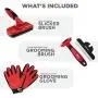Complete Professional Pet Grooming Kit | Self Cleaning Slicker Brush for Dogs & Cats | Pro Grooming Brush Effectively Reduces Shedding Fur | Pet Hair Remover Brush Gloves | Combo Gift Set Complete Professional Pet Grooming Kit | Self Cleaning Slicker Brush for Dogs & Cats | Pro Grooming Brush Effectively Reduces Shedding Fur | Pet Hair Remover Brush Gloves | Combo Gift Set