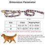 Jiu du Step in Dog Harness,Adjustable Buckle Easy Walking Dog Harnesses Vest with Leash,Soft Padded Nylon Anti-Choke Front Control No Pull Pet Lead Set for Puppy,Small,Medium,Large Dogs
