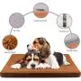 JoicyCo Dog Crate Bed Mat Dog Beds Mattress Pet Bed for Large Dogs Foam Cushion Anti-Slip with Washable Cover 39.37''