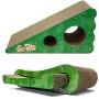 GoPets Premium Cat Scratcher Bundle with Reversible Wedge Shaped Incline Scratching Post and Infinity Lounge Ergonomic Corrugated Cardboard Bed Scratcher with Insert and Cutouts to Hide Toys