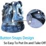 Strangefly Dog Jean Jacket, Blue Puppy Denim T-Shirt, Machine Washable Dog Clothes, Comfort and Cool Apparel, for Small Medium Dogs Pets and Cats (XS, Blue)