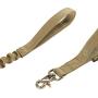 EXCELLENT ELITE SPANKER Military Bungee Dog Leash Elastic Leads Rope with 2 Padded Control Handle for Medium and Small Dogs