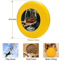 Pet Frisbee Flying Disc Dog Toy - Multifunction Cigars and Brandy Christopher Mize