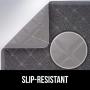 Gorilla Grip Cat Litter Mat and Silicone Pet Feeding Mat, Both Gray, Cat Mat Size 47x35, and Silicone Pet Feeding Mat Size 18.5x11.5, 2 Item Bundle