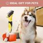 Avont Pet Dematting Comb, 2 Sided Professional Undercoat Rake for Dogs and Cats, Safe and Effective Pet Grooming Tool for Easy Mats & Tangles Removing - No More Nasty Shedding or Flying Hair