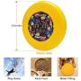 Pet Frisbee Flying Disc Dog Toy - Multifunction Financial Freedom Teal Eye Print Store