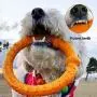 LaRoo Dog Flying Ring Dog Toy Water Floating, Outdoor Fitness Flying Discs, Tug of War Interactive Training Durable Soft Chew Toys for Large and Small Dogs. (Orange 7'' ) LaRoo Dog Flying Ring Dog Toy Water Floating, Outdoor Fitness Flying Discs, Tug of War Interactive Training Durable Soft Chew Toys for Large and Small Dogs. (Orange 7'' )