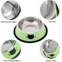 Legendog Cat Bowl Pet Bowl Stainless Steel Cat Food Water Bowl with Non-Slip Rubber Base Small Pet Bowl Cat Feeding Bowls Set of 3 Legendog Cat Bowl Pet Bowl Stainless Steel Cat Food Water Bowl with Non-Slip Rubber Base Small Pet Bowl Cat Feeding Bowls Set of 3