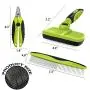 Self Cleaning Pet Comb Set For Hair Removal And Carding, Hair Removal Beauty Tools For Dogs, Cats and Pets - Gently Remove Long and Loose Underlay, Mats and tangled hair, Green
