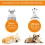 Intsun Pet Nail Grinder for Dogs Stepless Speed Electric Dog Nail Grinder 40DB Ultra Quiet with 3 Ports Rechargeable Nail Trimmer Painless Paws Grooming Smoothing Claw Care for Medium Small Dogs, Cats