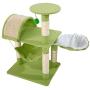 SAILSWORD 32'' Cat Tree Kitten Activity Tower Sisal Lambs Wool Cat Climb Holder Condo
