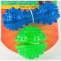 Stuff n Treat Dog Toy, Vanilla Scented, Dental Hygiene. 2-Piece Set, Blue Bone, Green Ball