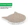 laamei Corrugated Cat Scratcher, Durable Cat Scratching Pad Kitty Shape Reversible Cat Couch Scratcher for Furniture Protector, Gift for Cat Lover laamei Corrugated Cat Scratcher, Durable Cat Scratching Pad Kitty Shape Reversible Cat Couch Scratcher for Furniture Protector, Gift for Cat Lover