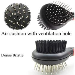 Self Cleaning Slicker Brush for Dog Cat, Pet Shedding Grooming Comb for Long or Short Hair