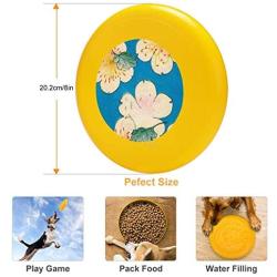 Pet Frisbee Flying Disc Dog Toy - Multifunction Vintage Japanese Illustration of Dogwood Blossoms Japanese School