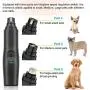 TOULIFLY Dog Nail Grinder, Pet Nail Grinder, Electric Pet Nail Grinder Gentle, Adjustable Power 2 Speed Quiet USB Rechargeable Professional Pet Nail Trimmer Paws Grooming & Smoothing Claw Care TOULIFLY Dog Nail Grinder, Pet Nail Grinder, Electric Pet Nail Grinder Gentle, Adjustable Power 2 Speed Quiet USB Rechargeable Professional Pet Nail Trimmer Paws Grooming & Smoothing Claw Care