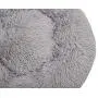 Mind Reader Plush Faux Fur Donut Pet Cuddler, Shaggy Round Comfortable Bed for Dogs, 23'' x 23'', Gray Mind Reader Plush Faux Fur Donut Pet Cuddler, Shaggy Round Comfortable Bed for Dogs, 23'' x 23'', Gray