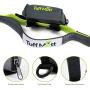 Tuff Mutt Poop Bag Holder Attaches to Dog Leash, Includes 1 Roll of Earth Rated Poop Bags, Waste Bag Dispenser and Lightweight Fabric. Makes a Great Walking, Running or Hiking Accessory