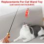 Catnip Toys, 8 Pack Fluffy Cat Teething Chew Toy, Bite Resistant Cat Chew Toy, Catnip Filled Sushi Roll, Replacements For Cat Wand Toy, Cat Lovers Interactive Plush Gift for Indoor Cats Kitten Kitty