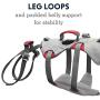 RUFFWEAR - Doubleback, Strength-Rated Belay Dog Harness, Rock Climbing & Backpacking, Strength-Rated to 2,000 lbf/8.9 kN