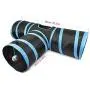 Creaker 3 Way Cat Tunnel, Collapsible Pet Toy Tunnel Ball Cat, Puppy, Kitty, Kitten, Rabbit