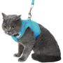 PUPTECK Checkered Frills Soft Mesh Dog Vest Harness Puppy Padded Pet Harnesses for Cat Small Dogs