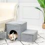 Made4Pets Dog Steps Dog Stairs Pet Ramp Portable Home Ladder with A Deluxe Condo and Pet Toy Storage Box