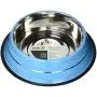 Iconic Pet Color Splash Stripe Non-Skid Pet Bowl, 96-Ounce, Blue Iconic Pet Color Splash Stripe Non-Skid Pet Bowl, 96-Ounce, Blue