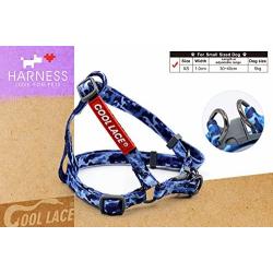COOL LACE Dog Harness Durable Dog Leash Adjustable Dog Collar Dog Leash Harness for Small Medium Dogs