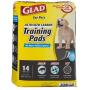 Glad for Pets Black Charcoal Puppy Pads | Puppy Potty Training Pads That ABSORB & NEUTRALIZE Urine Instantly | New & Improved Quality, 14 count