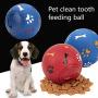 Ychaoya Pet Products Dog Teeth Chew Toys for Medium Small Dogs, Size:L(Red)