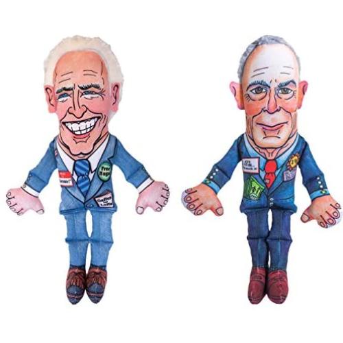 FUZZU Joe V. Mike Set/2 Dog Toys, Joe (17'' Size) + Mike (17'' Size)