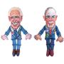FUZZU Joe V. Mike Set/2 Dog Toys, Joe (17'' Size) + Mike (17'' Size)