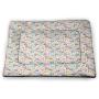 Kids Patterned Pet Pad Animals Nature Whimsical Squirrel Sleeping Fox Fungus Hot Tea Various Styles and Sizes of Pet Mats Reseda Green Vermilion Dark Brown