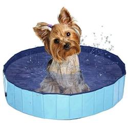 GabeFish Collapsible Dog Pool for Small Medium Large Breeds, Cats Foldable Summer Bathing Tub