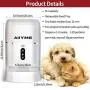AIIYME Automatic Dog Cat Feeder, 2.4G WiFi Enabled 6L Smart Food Dispenser for Cats and Small Dogs with App Control, Timer Programmable, Portion Control and Voice Recorder Up to 8 Meals per Day