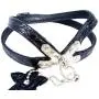 Luxury Black Real Leather Dog Harness for Toy Breeds with Stud X-Small. Fits for 10''-14'' Chest. Luxury Black Real Leather Dog Harness for Toy Breeds with Stud X-Small. Fits for 10''-14'' Chest.