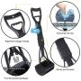 FOCUSPET Pet Pooper Scooper for Dogs and Cats Foldable Portable Poop Waste Pick Up Rake for Large & Small Dogs Long Handle Non-Breakable High Strength Material and Durable,Jaw Claw for Grass & Gravel FOCUSPET Pet Pooper Scooper for Dogs and Cats Foldable Portable Poop Waste Pick Up Rake for Large & Small Dogs Long Handle Non-Breakable High Strength Material and Durable,Jaw Claw for Grass & Gravel