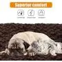 Auboa Dog Crate Bed with Cotton Cushion, Plush Ombré Swirl Kennel Mat for Small, Medium, Extra Large Pet Auboa Dog Crate Bed with Cotton Cushion, Plush Ombré Swirl Kennel Mat for Small, Medium, Extra Large Pet
