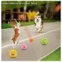FTXJ 6PCS Puppy Dog Toys Chewing Squeaky Toy for Pet Dog with Sound Squeaker Squeaky Ball with Face Fetch Toy (3.255.253.25cm, Random) FTXJ 6PCS Puppy Dog Toys Chewing Squeaky Toy for Pet Dog with Sound Squeaker Squeaky Ball with Face Fetch Toy (3.255.253.25cm, Random)