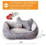 K&H Pet Products Mothers Heartbeat Pillow For Puppies and Kittens Plush Toy with Breed Specific Heartbeat Rhythm