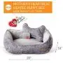K&H Pet Products Mothers Heartbeat Pillow For Puppies and Kittens Plush Toy with Breed Specific Heartbeat Rhythm
