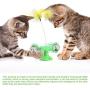 N/D Windmill cat Toy, cat Toy Turntable, Funny cat Stick, pet Toy, Catnip Interactive cat Toy
