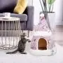 All Fur You Cat Print Cat Cave Bed, Cat House for Indoor Cats, Cubby Cat Hideaway Dome Bed Cat Tent Pod Igloo Pet Cave Cat Home Pet Cubes Felt Warm Cozy Caves Cat Hut Covered Beds Puppy Houses All Fur You Cat Print Cat Cave Bed, Cat House for Indoor Cats, Cubby Cat Hideaway Dome Bed Cat Tent Pod Igloo Pet Cave Cat Home Pet Cubes Felt Warm Cozy Caves Cat Hut Covered Beds Puppy Houses