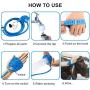 Dog Washing Shower Attachment | Pet Bathing Tool with 2 Hose Faucet Adapter, Adjustable Bath Glove, Clean, Massage&Remove Hair, Pets Shower Sprayer Bath Brush for Indoor & Outdoor Cat | Horse Grooming