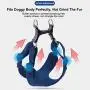 MSRVI Freedom No Pull Dog Harness and Leash Set - Suede Velvet Night Reflective Adjustable Dog Harnesses for Small Dogs Medium Dogs Large Dog Easy Walk Dog Harness Pink MSRVI Freedom No Pull Dog Harness and Leash Set - Suede Velvet Night Reflective Adjustable Dog Harnesses for Small Dogs Medium Dogs Large Dog Easy Walk Dog Harness Pink