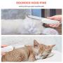 Cat Dog Hair Brush for Deshedding Double Sided Pet Grooming Tool for Long & Short Haired Dogs Effectively Remove Mats, Tangles, Loose Hair, Undercoat Treatment and Massage 2 In 1 with Stainless Edge